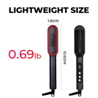 Compact and lightweight TYMO RING PLUS  hair straightener specifications, weight 0.69 lb and height 1.80 inches.