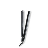 Sleek TYMO SWAY NOIR titanium flat iron in matte black, ergonomic controls visible