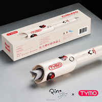 TYMO x Pingu CurlPro 1-inch automatic curling iron with packaging box.