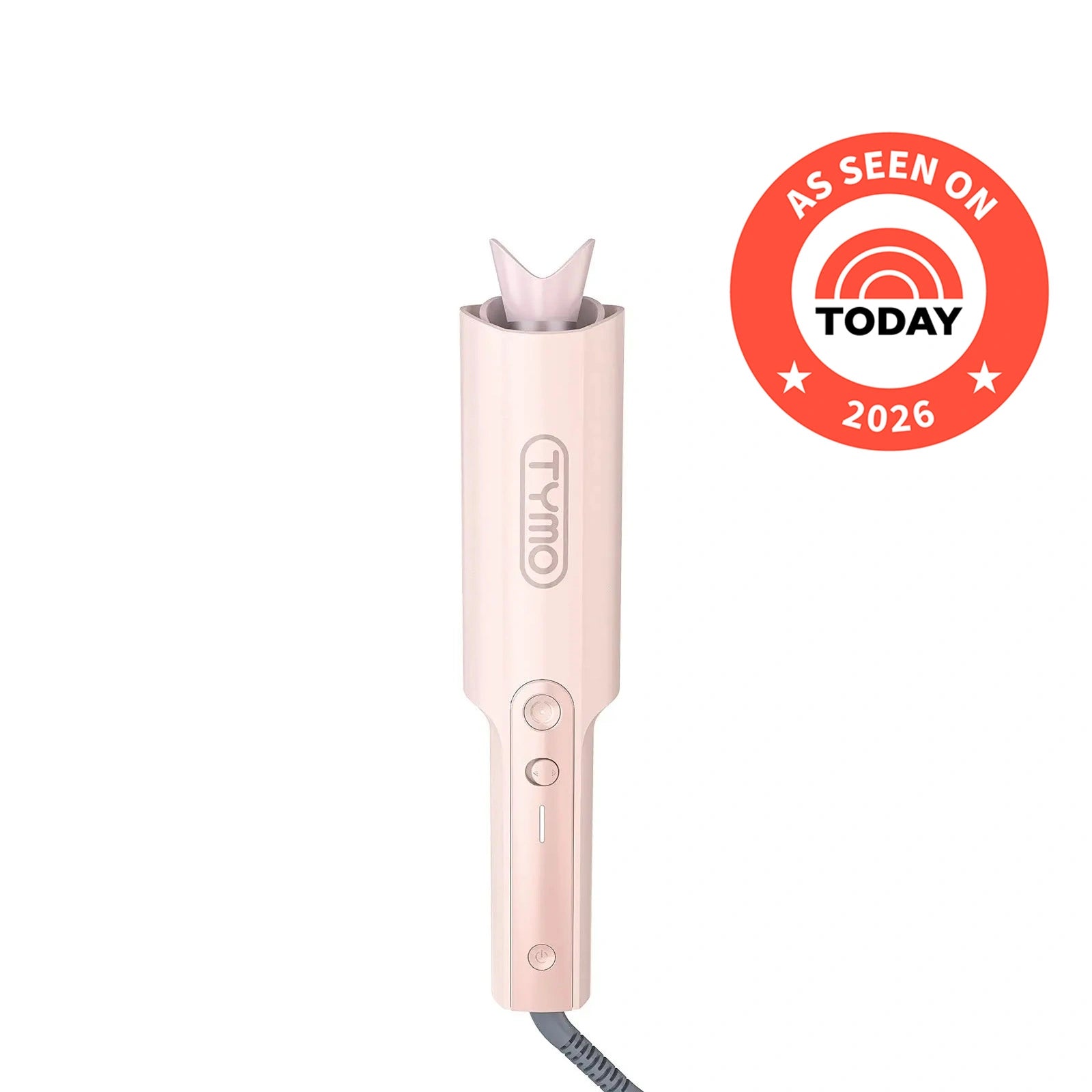 TYMO CURLPRO PLUS PINK curls 1 inch curling iron for uniform spiral curls.