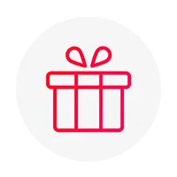 Random free gift icon