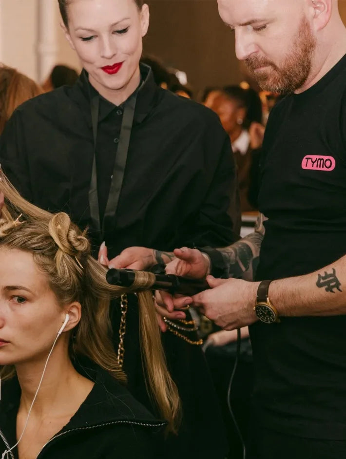Mermaid waves styled with TYMO curling tools ROTA