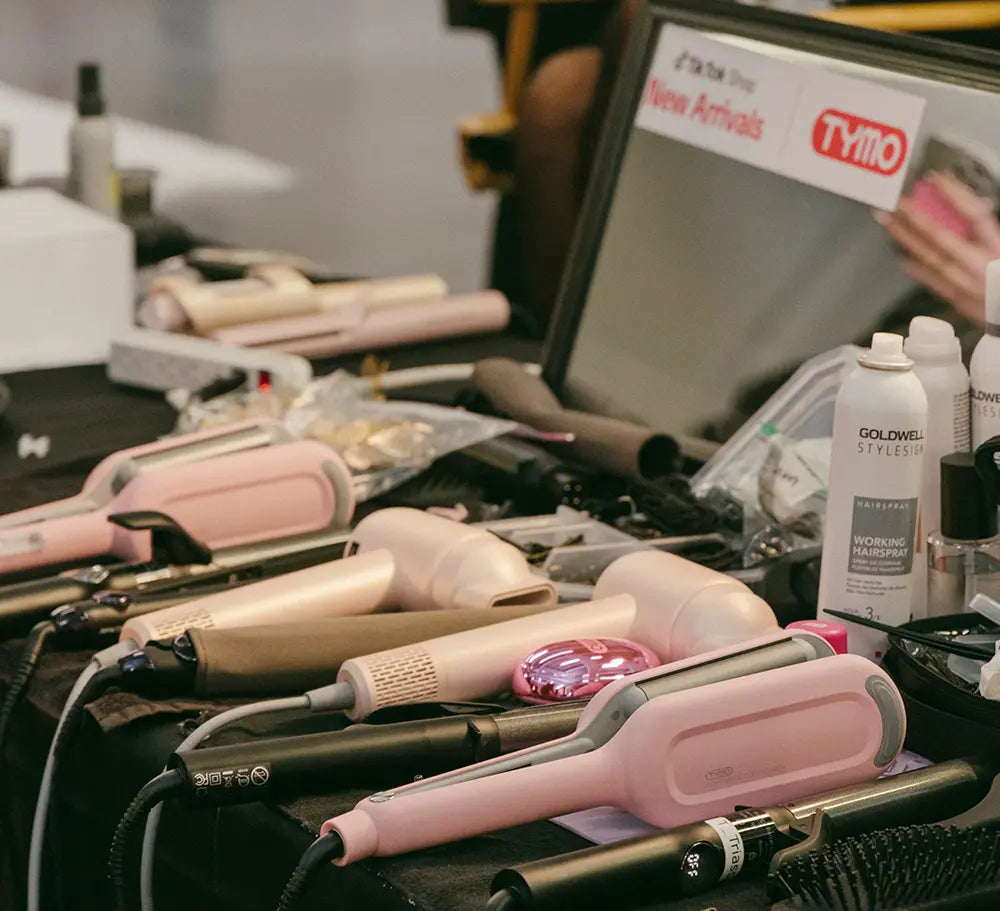 TYMO tools lineup for professional hair styling