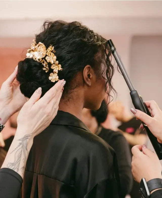 Runway hair transformation using TYMO salon tools